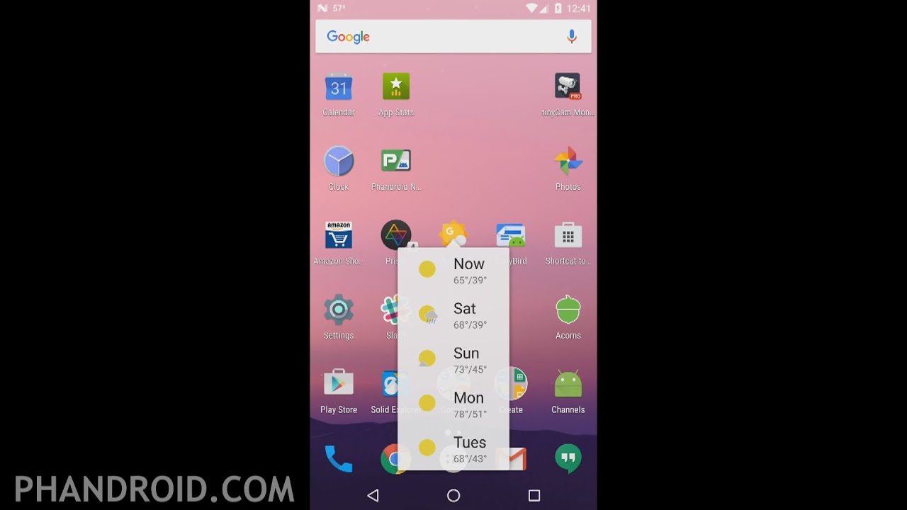 This is 3D Touch in Android N