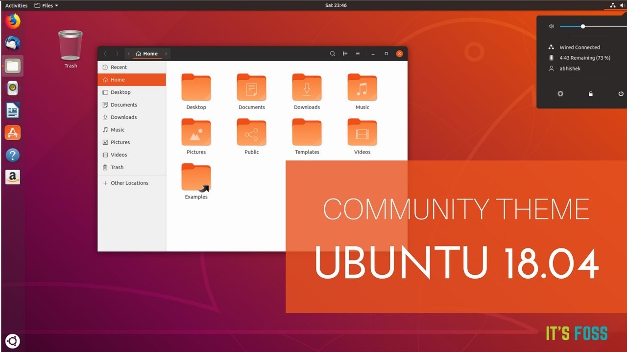 This is What Ubuntu 18.04 Community Theme Looks Like