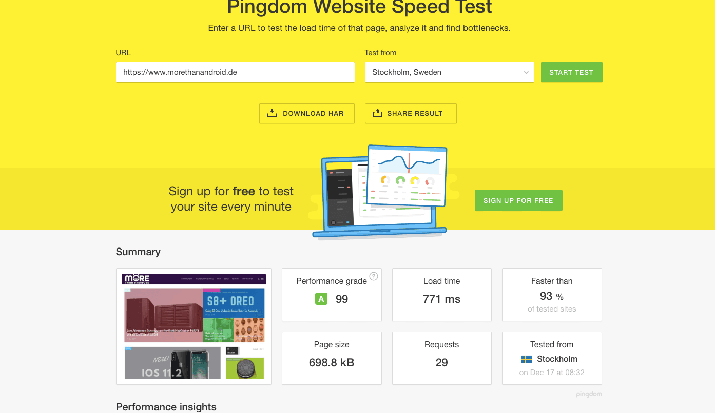 Pingdom Ladezeiten Premium Theme e1513496051731 • techboys.de • smarte News, auf den Punkt!
