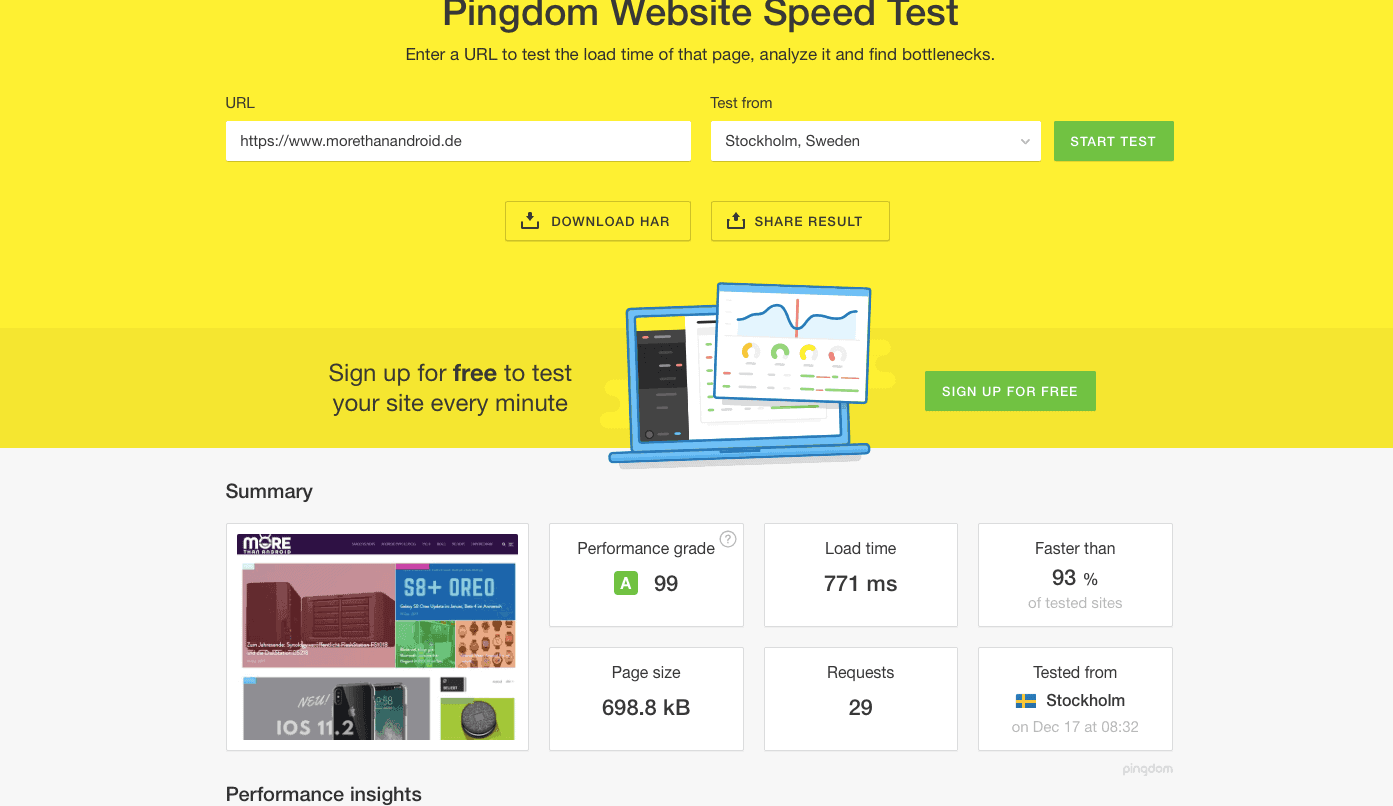 Pingdom Ladezeiten Premium Theme e1513496051731 • 🚀 techboys.de : 💡Smarte Technik & Hardware für den Alltag