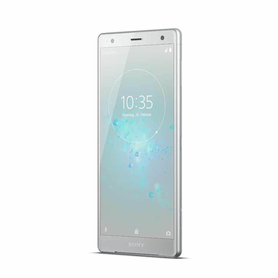 xperia xz2 front40 liquid silver low • techboys.de • smart tech, auf den Punkt!