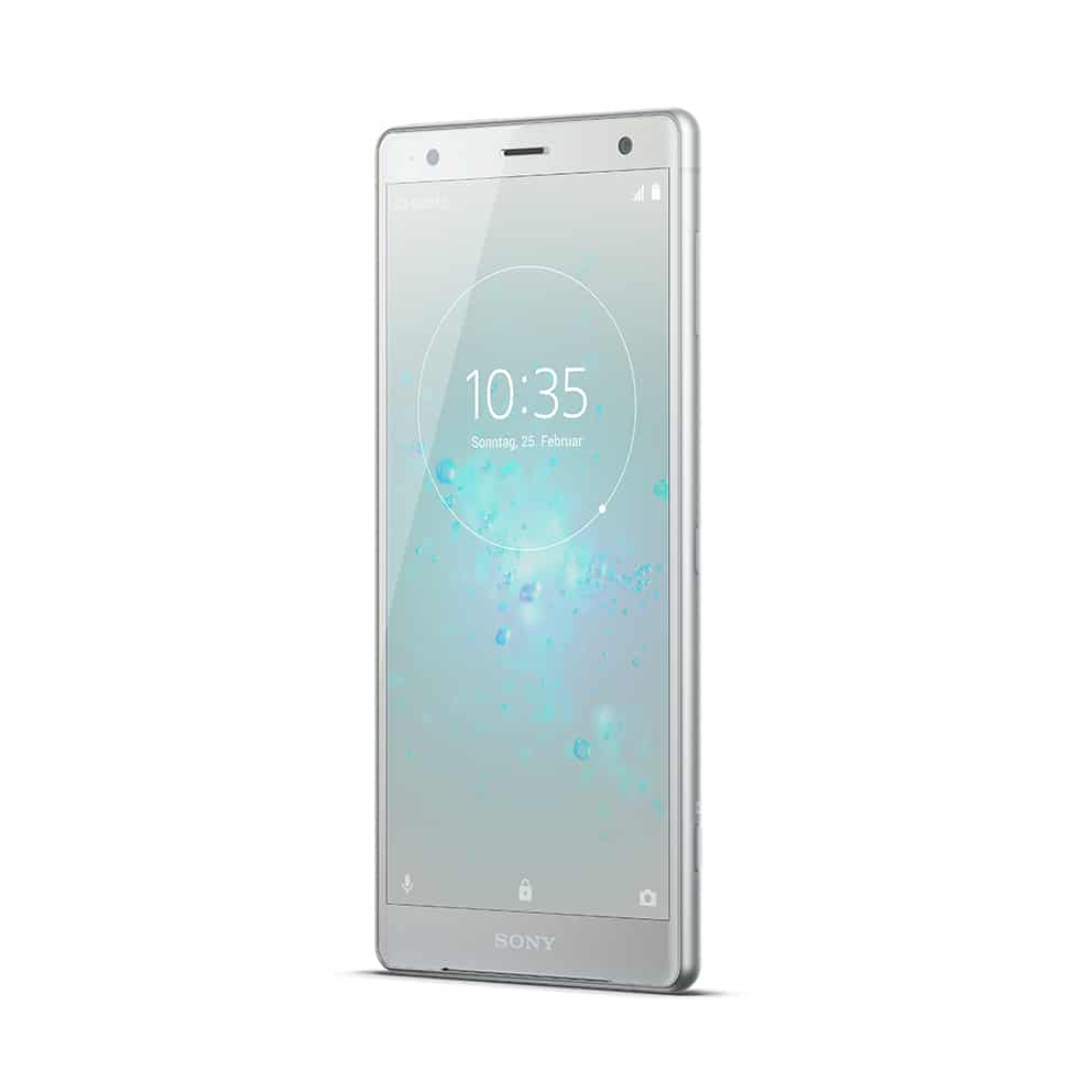 xperia xz2 front40 liquid silver low • 🚀 techboys.de : 💡Smarte Technik & Hardware für den Alltag