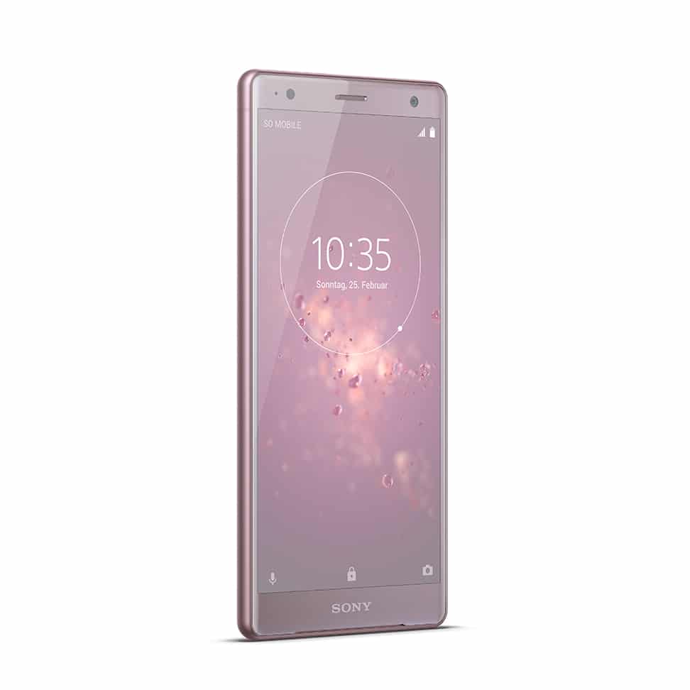 xperia xz2 front40r ash pink low • techboys.de • smart tech, auf den Punkt!