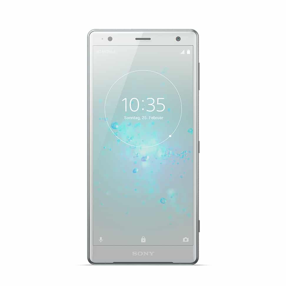 xperia xz2 front liquid silver low • techboys.de • smart tech, auf den Punkt!