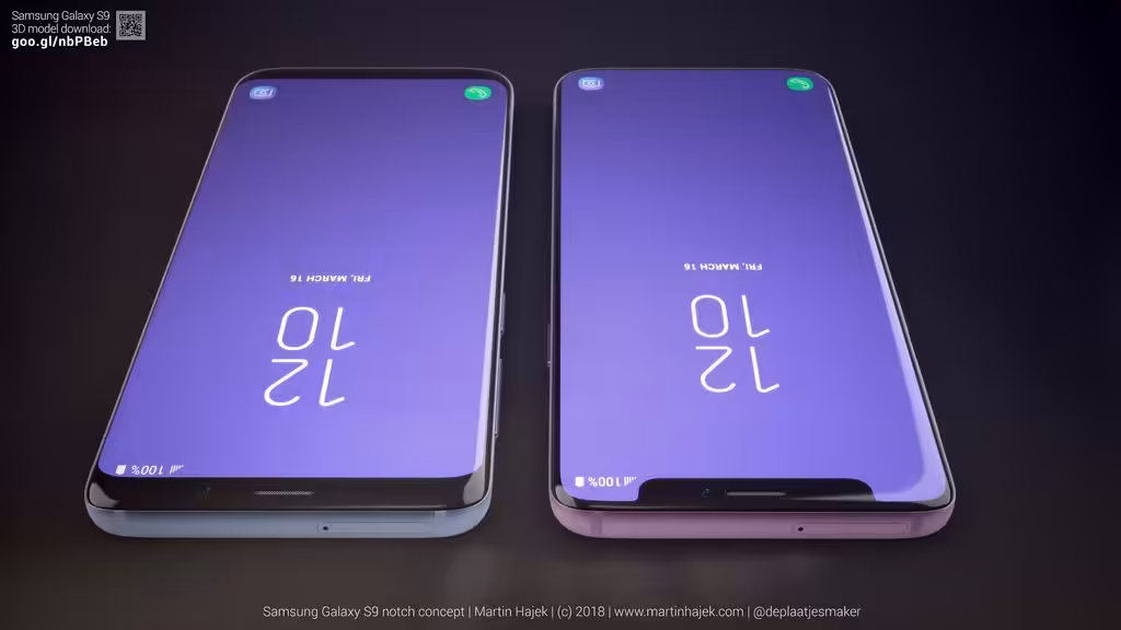 Galaxy S9 N: Der einzige gelungene iPhone X-Klon bleibt Konzept-Studie Galaxy S9 Notch Design 5 • techboys.de ▶ Smart Home. PC-Hardware. Streaming. Ohne Blabla.