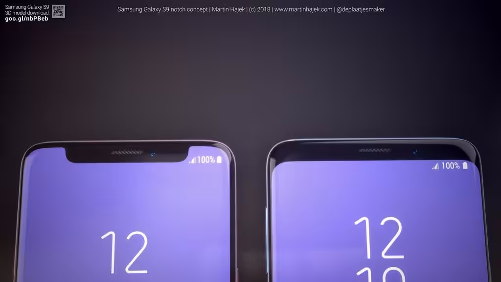 Galaxy S9 N: Der einzige gelungene iPhone X-Klon bleibt Konzept-Studie Galaxy S9 Notch Design 6 • techboys.de ▶ Smart Home. PC-Hardware. Streaming. Ohne Blabla.