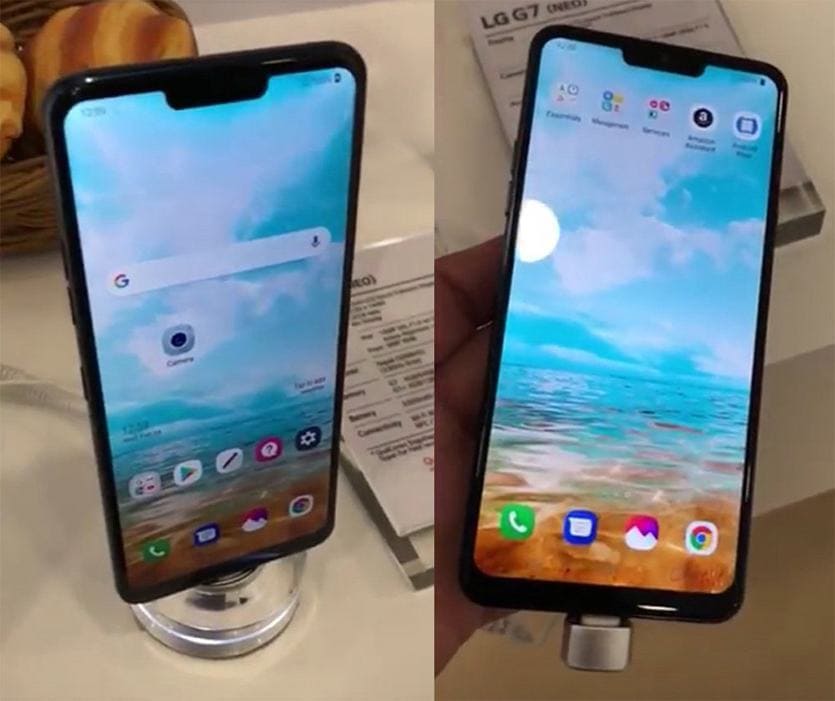 LG G7 Leak im iPhoneX-Stil...