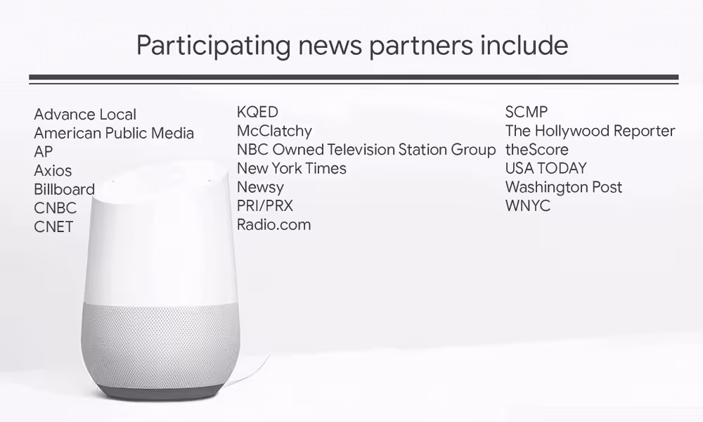 Google Assistant : bisherige Kooperations-Partner