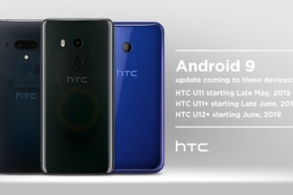 HTC U11 Android Pie Update