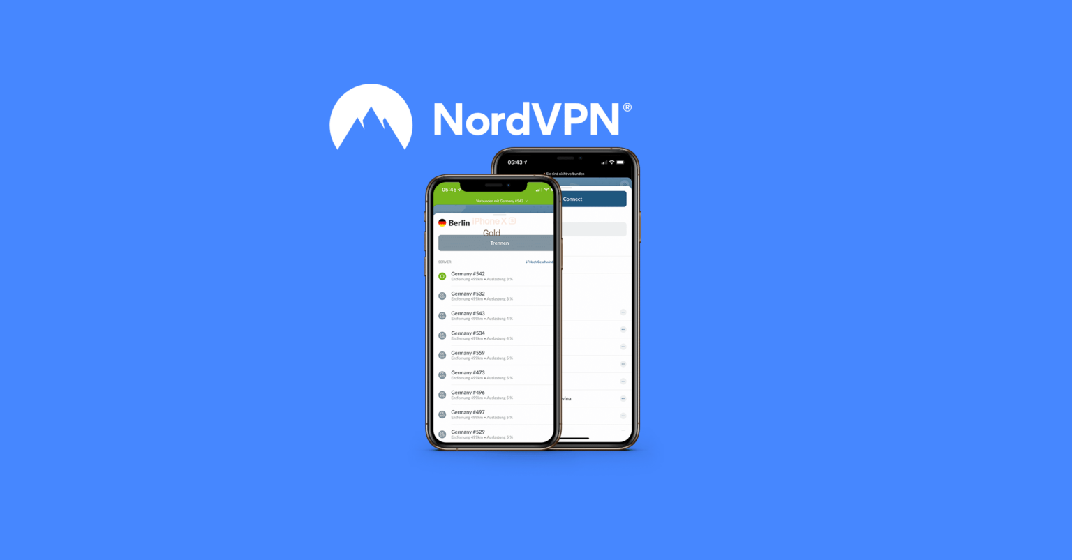 NordVPN iOS App Deutsch 2