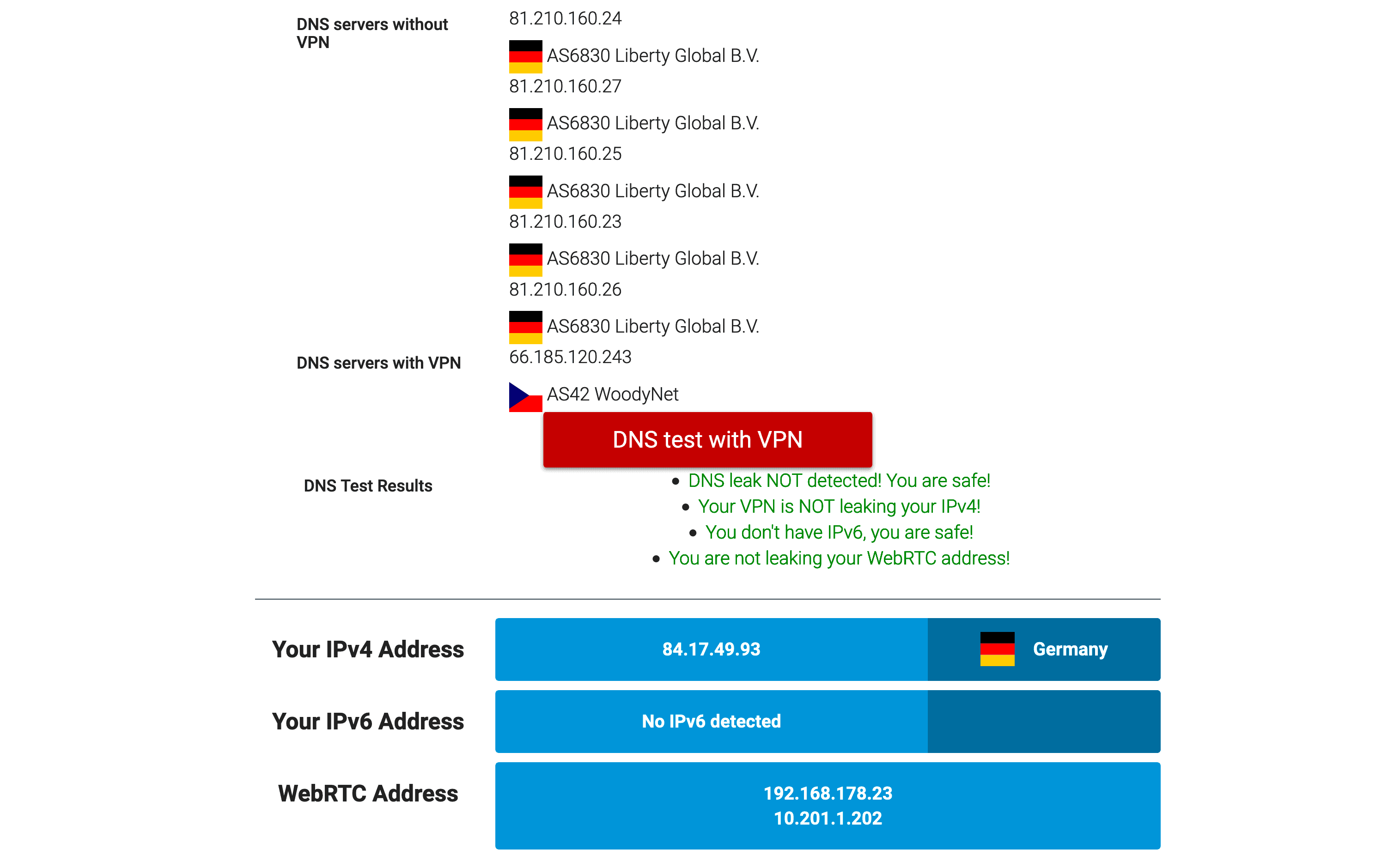CyberGhost VPN Test 2020 DNS Leak Test • techboys.de • smart tech, auf den Punkt!