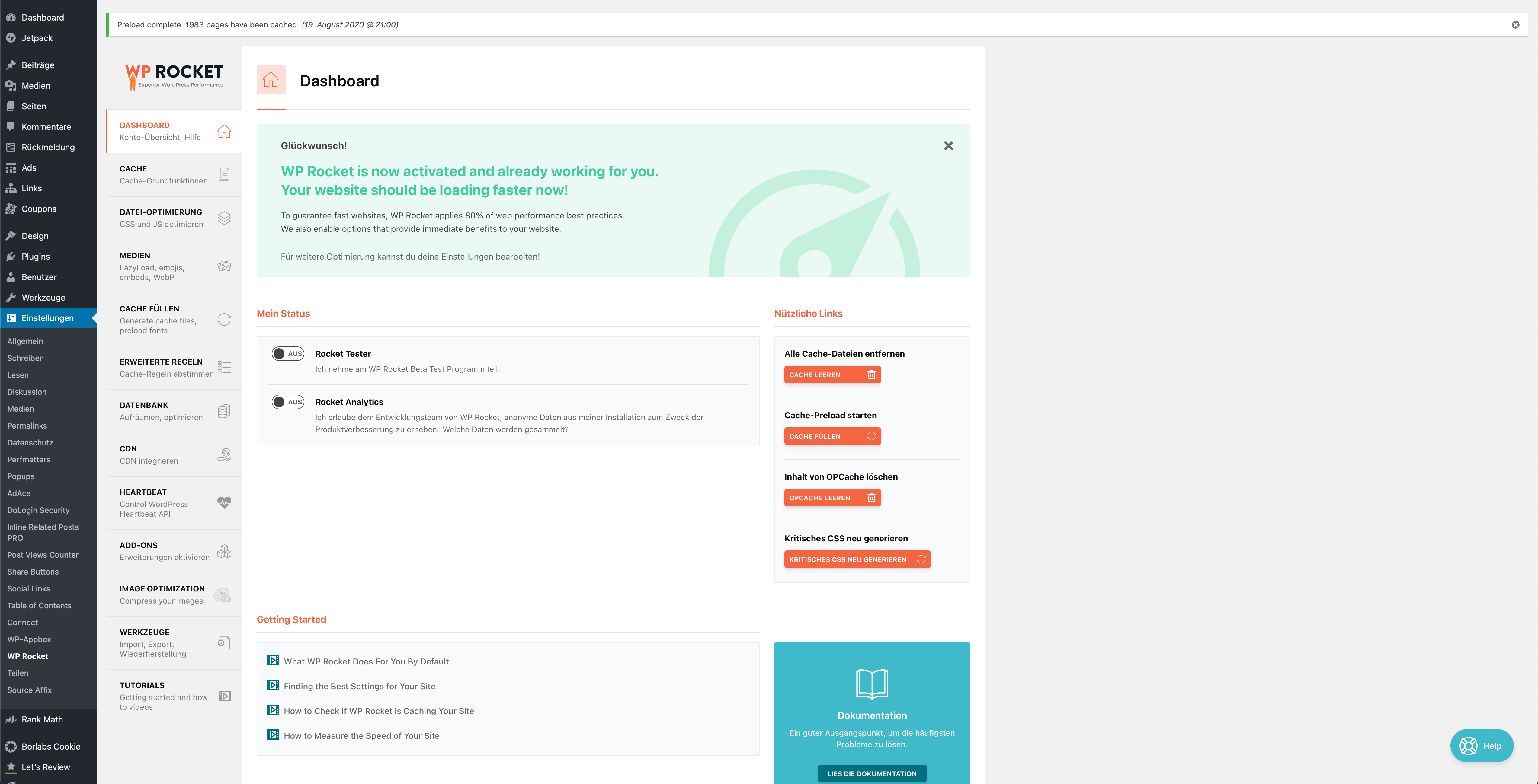 WordPress beschleunigen mit WP Rocket (Tutorial 2020) WordPress beschleunigen mit WP Rocket (Tutorial 2020) techboys.de • smarte News, auf den Punkt!