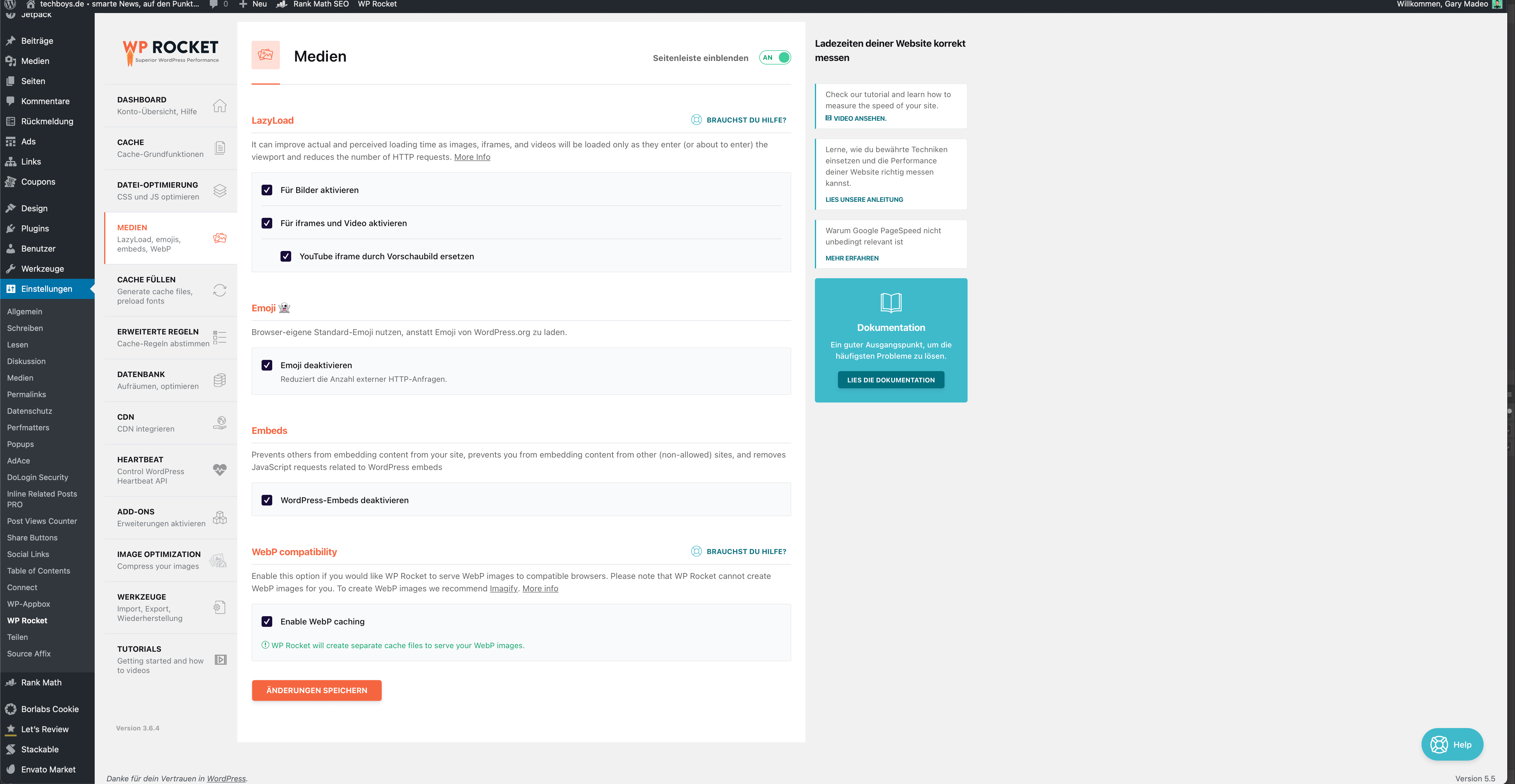 WordPress beschleunigen mit WP Rocket (Tutorial 2020) WordPress beschleunigen mit WP Rocket (Tutorial 2020) techboys.de • smarte News, auf den Punkt!