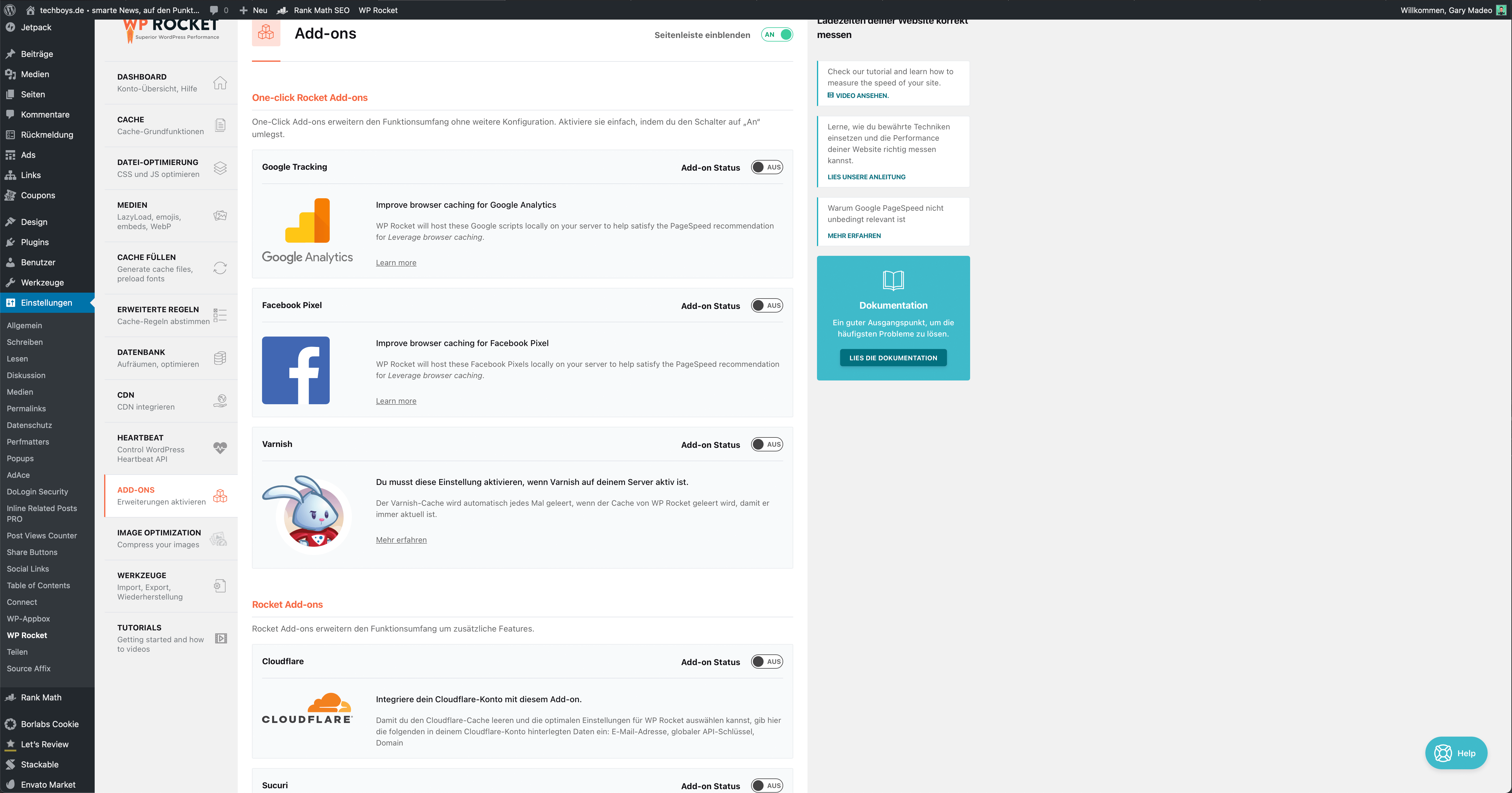 WordPress beschleunigen mit WP Rocket (Tutorial 2020) WordPress beschleunigen mit WP Rocket (Tutorial 2020) techboys.de • smarte News, auf den Punkt!
