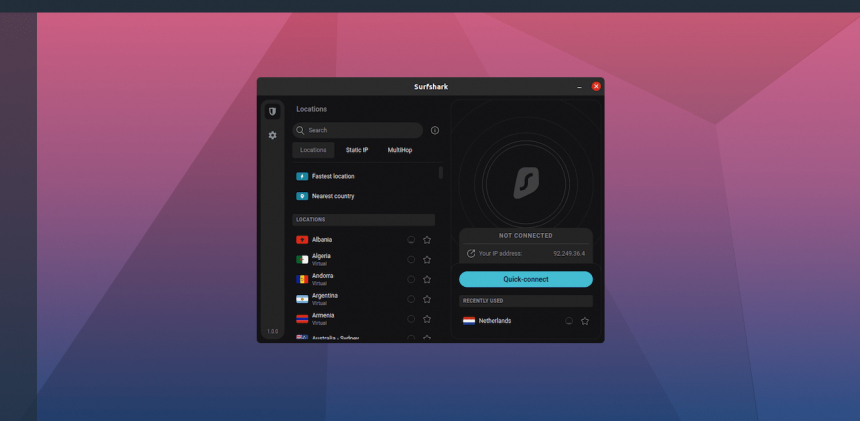 Surfshark Linux