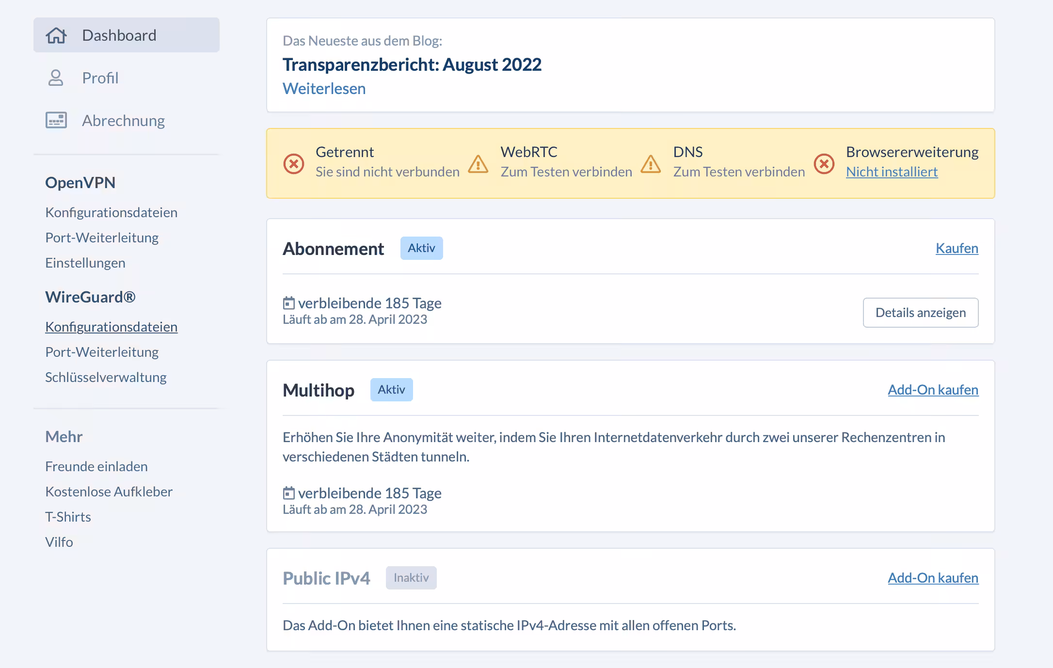 Dreambox One / Two WireGuard-Anleitung Bildschirmfoto 2022 10 25 um 15.09.15 • techboys.de ▶ Smart Home. PC-Hardware. Streaming. Ohne Blabla.