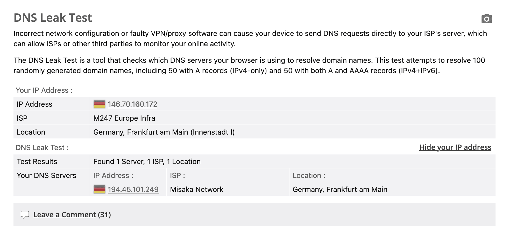 DNS Leak Test • 🚀 techboys.de : 💡Smarte Technik & Hardware für den Alltag