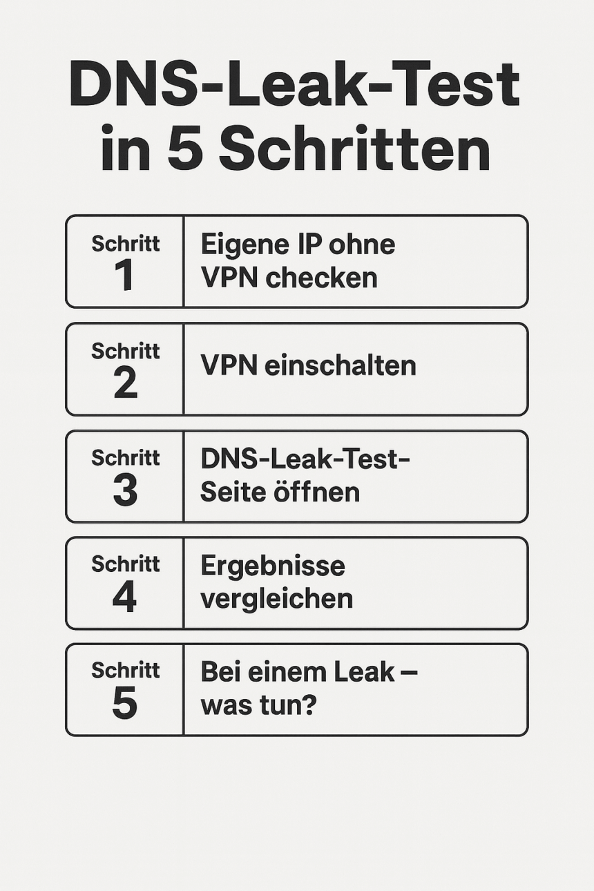 DNS Leak Test 2025: DNS-Leaks finden & sicher fixen