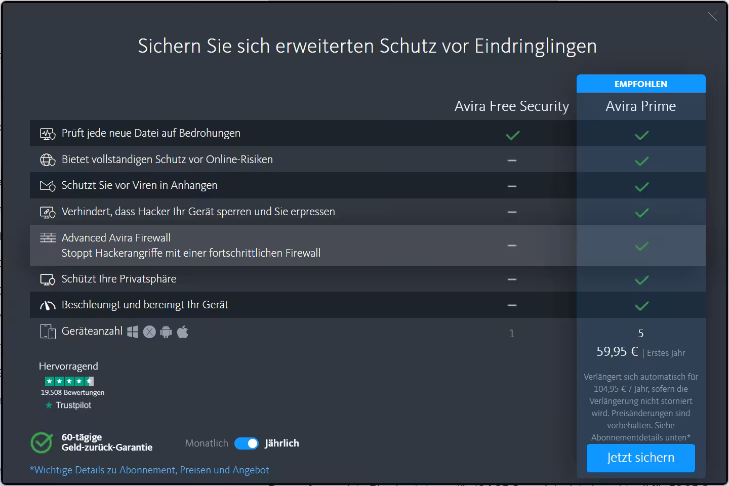 Avira Free Security - Kostenlose Variante im Test Avira Firewall • techboys.de ▶ Smart Home. PC-Hardware. Streaming. Ohne Blabla.