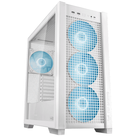 Robustes Design und ARGB-Style: Das neue ASUS TUF Gaming GT302 GT302 ARGB WHT 3D 1 Klein • 🚀 techboys.de : 💡Smarte Technik & Hardware für den Alltag