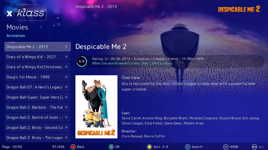 Klingt nach einer Website, die sich mit Streaming, Smart Home und Hardware beschäftigt, insbesondere mit dem Film "Despicable Me 2".