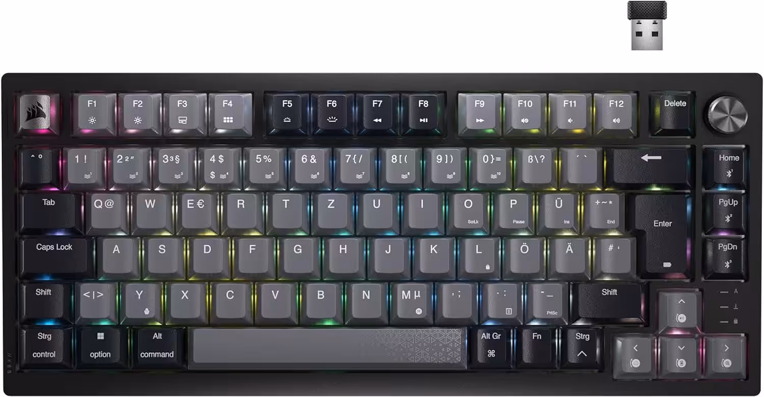 CORSAIR K65 PLUS WIRELESS • techboys.de ▶ Smart Home. PC-Hardware. Streaming. Ohne Blabla.