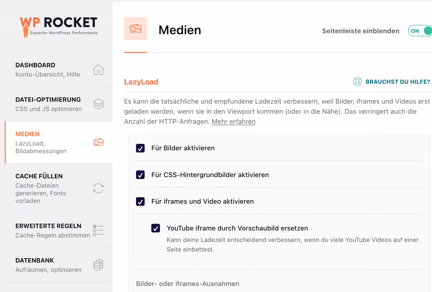 Screenshot 2024 09 29 at 07 25 18 WP Rocket ‹ 🚀 techboys.de 💡Smarte Technik Hardware fuer den Alltag — WordPress • techboys.de ▶ Smart Home. PC-Hardware. Streaming. Ohne Blabla.