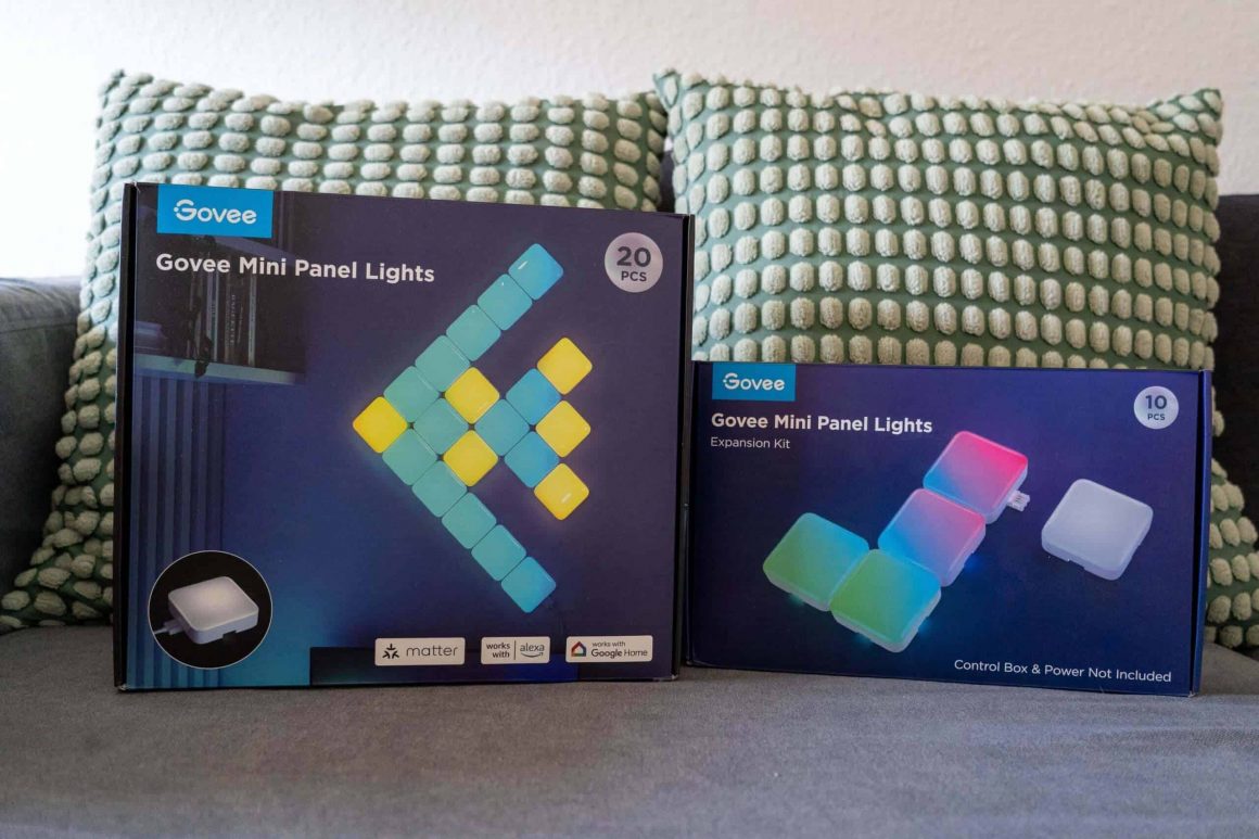 Govee Mini Panel Lights Test – Smarte RGB-Eskalation für dein Setup! Gove Mini Panel 4 scaled 2 • 🚀 techboys.de : 💡Smarte Technik & Hardware für den Alltag