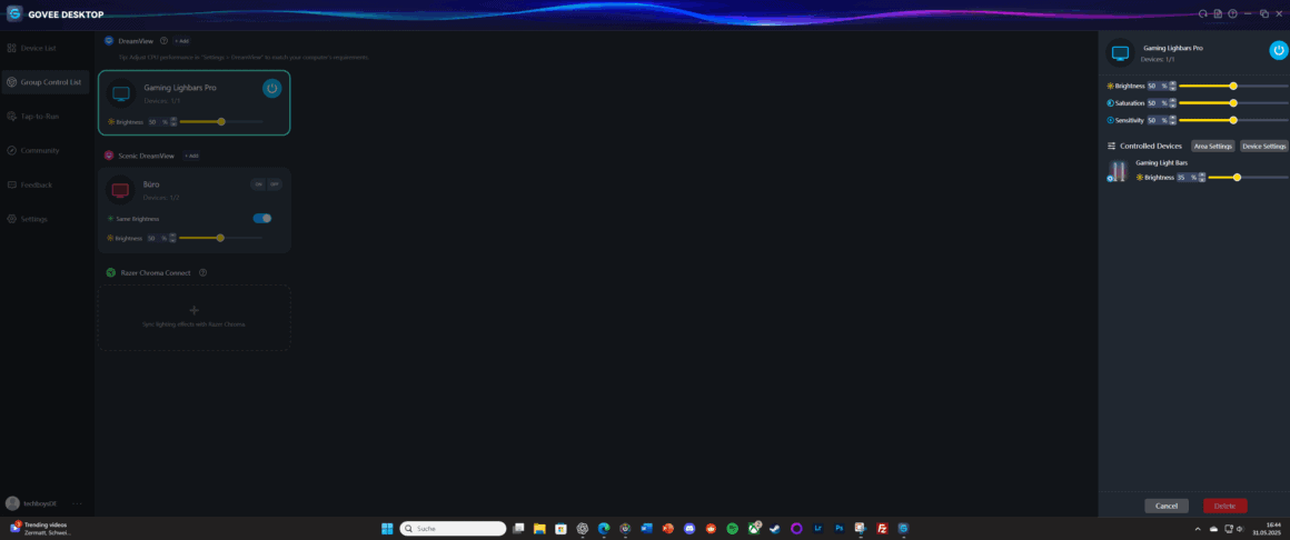 Govee Gaming Light Bars Pro Test: RGB-Krawall fürs Gaming-Setup Govee Gaming Light Bars Pro