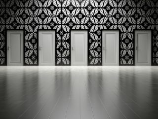 Foto von Pixabay: https://www.pexels.com/de-de/foto/sieben-weisse-geschlossene-turen-277593/