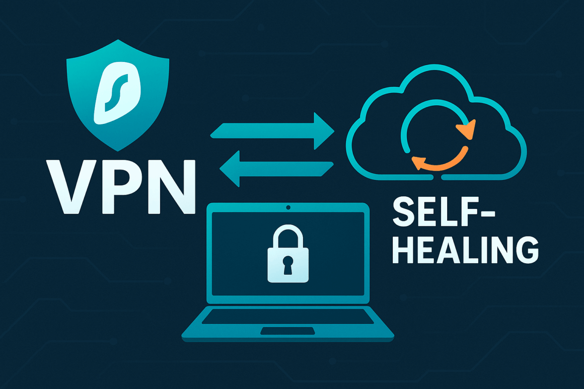Surfshark Everlink: VPN-Abbruch? Dieses self-healing Feature lässt’s erst gar nicht passieren Surfshark SelfHealing 1 • 🚀 techboys.de : 💡Smarte Technik & Hardware für den Alltag