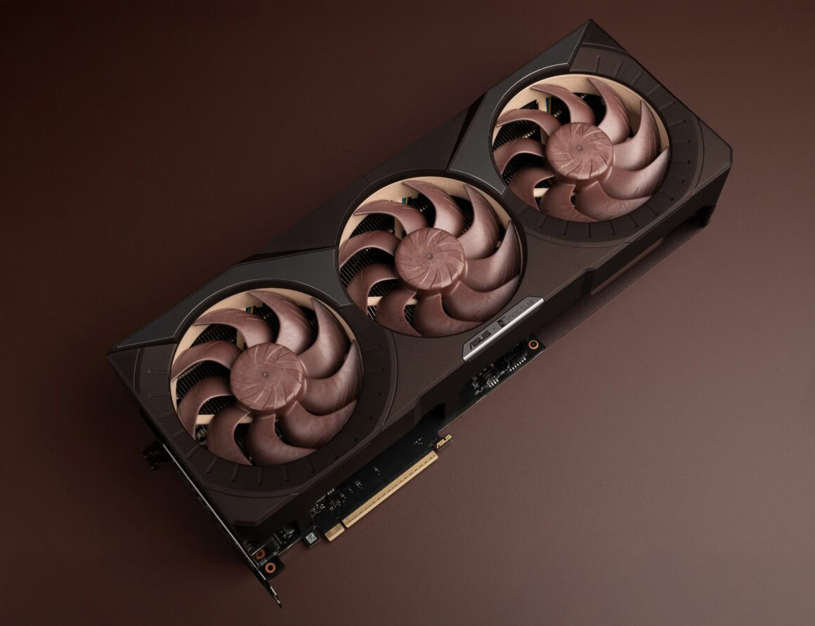 Modern Grafikkarte mit Triple-Fan-Kühlung für Gaming und High-End-PCs, ideal für Smart Home Home-Streaming und leistungsstarke Hardware. Hochwertige Technik für anspruchsvolle Nutzer.