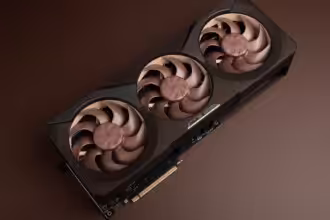 Modern Grafikkarte mit Triple-Fan-Kühlung für Gaming und High-End-PCs, ideal für Smart Home Home-Streaming und leistungsstarke Hardware. Hochwertige Technik für anspruchsvolle Nutzer.