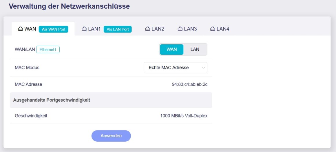 Wi-Fi 7 für die Ungestümen, VPN für die Vorsichtigen – Flint 3 im Test LAN Anschluesse Flint 3 • techboys.de ▶ Smart Home. PC-Hardware. Streaming. Ohne Blabla.