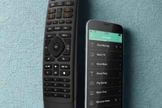 Fernbedienung und Smartphone-App kombiniert: Logitech Harmony