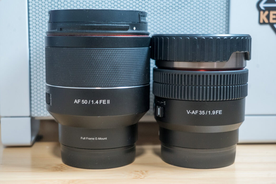Samyang V-AF 35 mm T1.9 – Warum 35 mm für mein Setup sofort Sinn ergeben Hochwertige Kameraobjektive für Smartphone, perfekte Bildqualität, vielseitige Nutzung, ideal für Fotografie und Streaming.