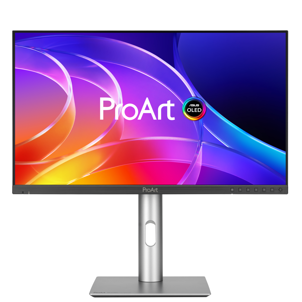 ASUS Displays 2026: Wohl endlich scharfe Texte und 480 Hz ProArt Display PA279CDV front view Web • techboys.de