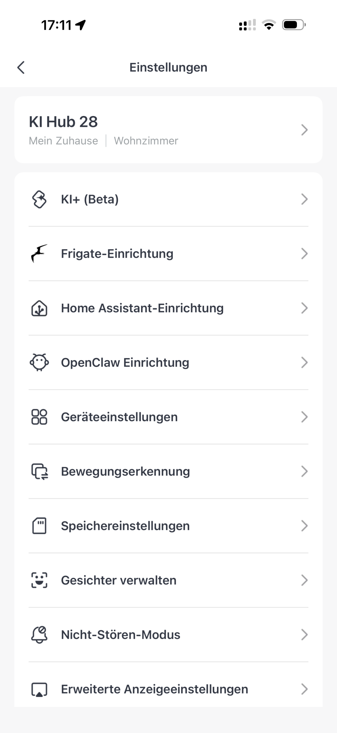 SwitchBot AI Hub: Lokale KI, die mitdenkt – wenn sie denn darf SwitchBot AI Hub Einstellungen mit Frigate, Home Assistant und OpenClaw