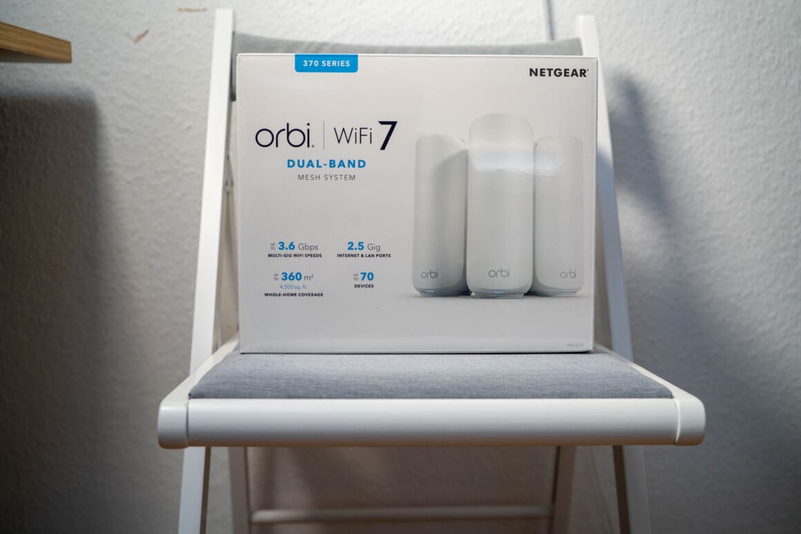 Netgear Orbi 370 Test: WiFi 7 für Normalos – mit Haken Netgear Orbi 370 Test