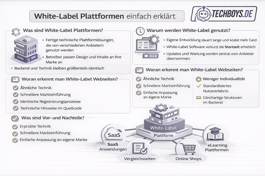 Warum viele Webseiten technisch gleich aussehen (White Label einfach erklärt) image 1 • techboys.de