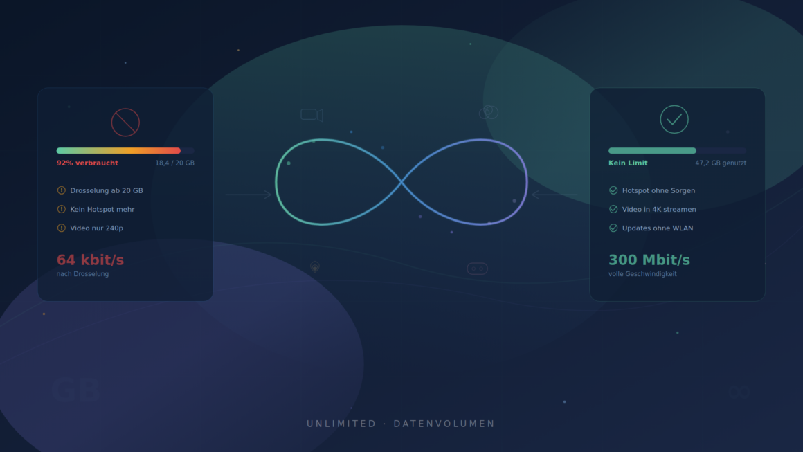 artikelbild unbegrenztes datenvolumen &bull; techboys.de