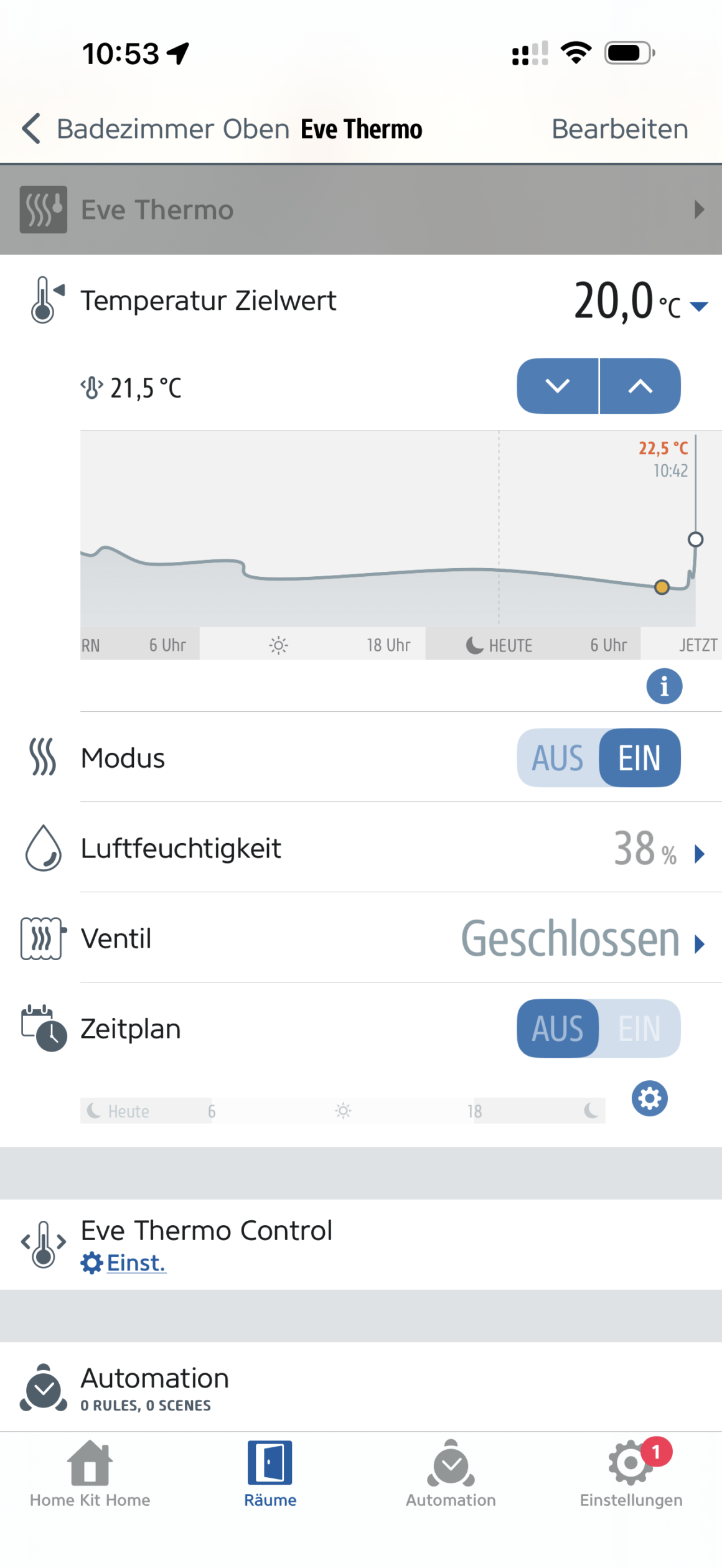 Eve Thermo (5. Gen) und Thermo Control im Test: Smart heizen ohne Cloud, aber nicht ohne Apple evo thermo 40 • techboys.de