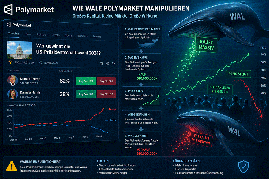 Wie Wale Prognosemärkte manipulieren image • techboys.de