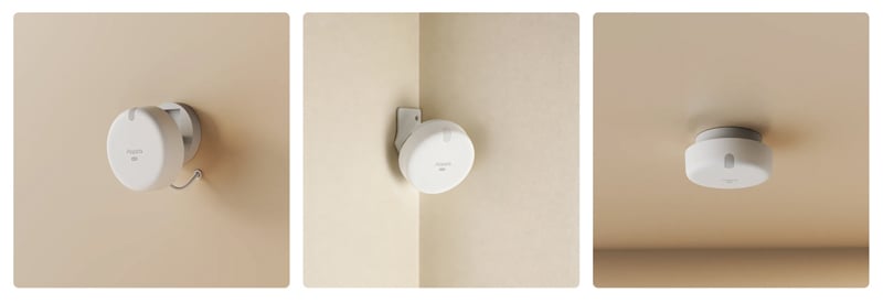 Aqara FP400 Wand- und Deckenmontage-Optionen für Sturzerkennung