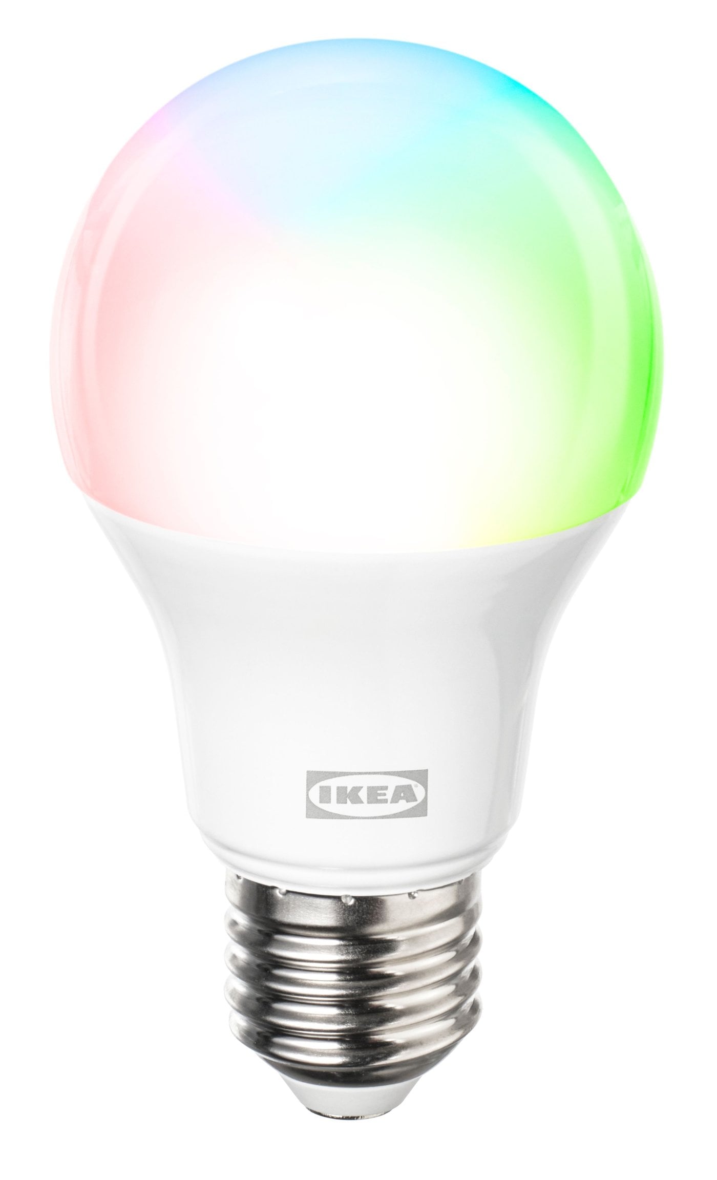 IKEA-Matter im Test: 3,5 von 5 Sternen, und IKEA gibt die Multi-Hub-Probleme zu IKEA Matter Kajplats E27 LED-Lampe mit Farben und Weißlicht-Spektrum