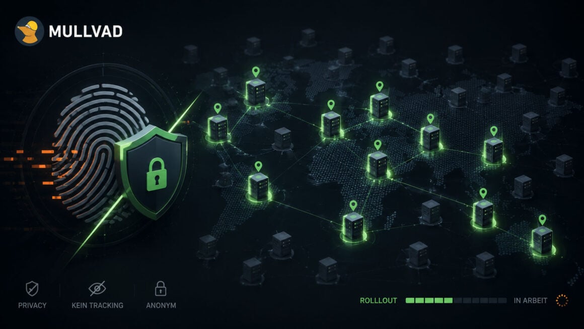 Mullvad rollt den Fingerprinting-Fix aus. 13 Server stehen, der Rest folgt. Mullvad2 • techboys.de