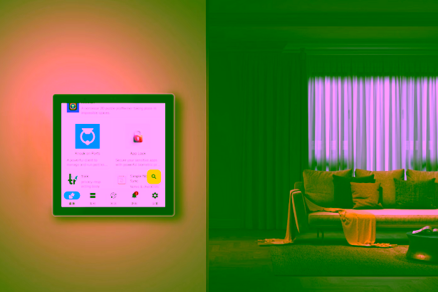 Sonoff NSPanel Pro Gen 2 mit Home Assistant Oberfläche neben Vorgänger-Modell