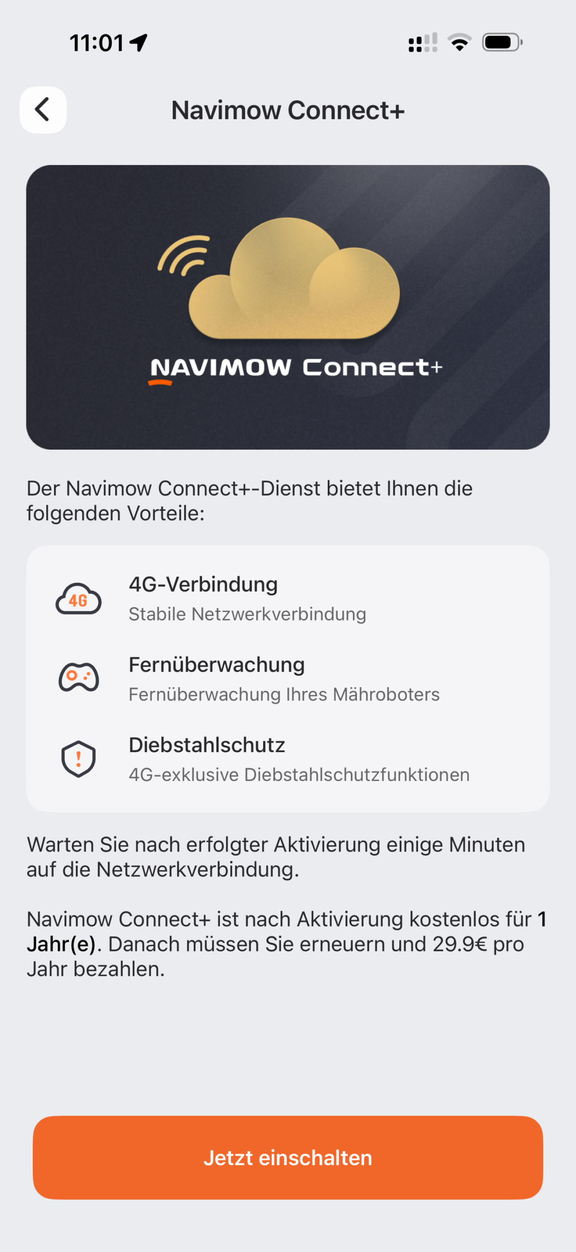Navimow i208 LiDAR im Test: Ich habe gegen den Mähroboter gewettet und verloren Navimow App: Verbindung mit dem Roboter