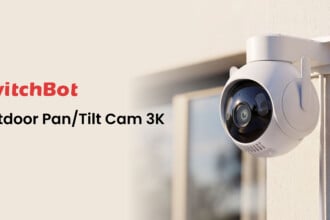 SwitchBot Outdoor Cam 3K Außenkamera mit Pan/Tilt-Funktion