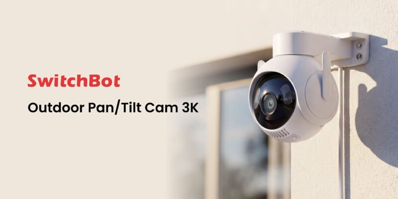 SwitchBot Outdoor Cam 3K Außenkamera mit Pan/Tilt-Funktion